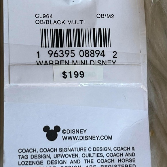 CL964 - Disney X Coach Warren Mini Belt Bag in Holiday Print - Picture 12 of 14